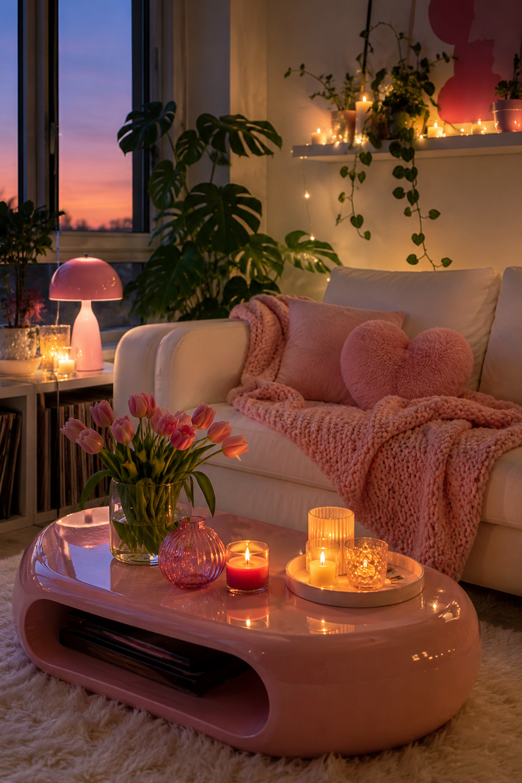 Soft minimalist cozy home decor