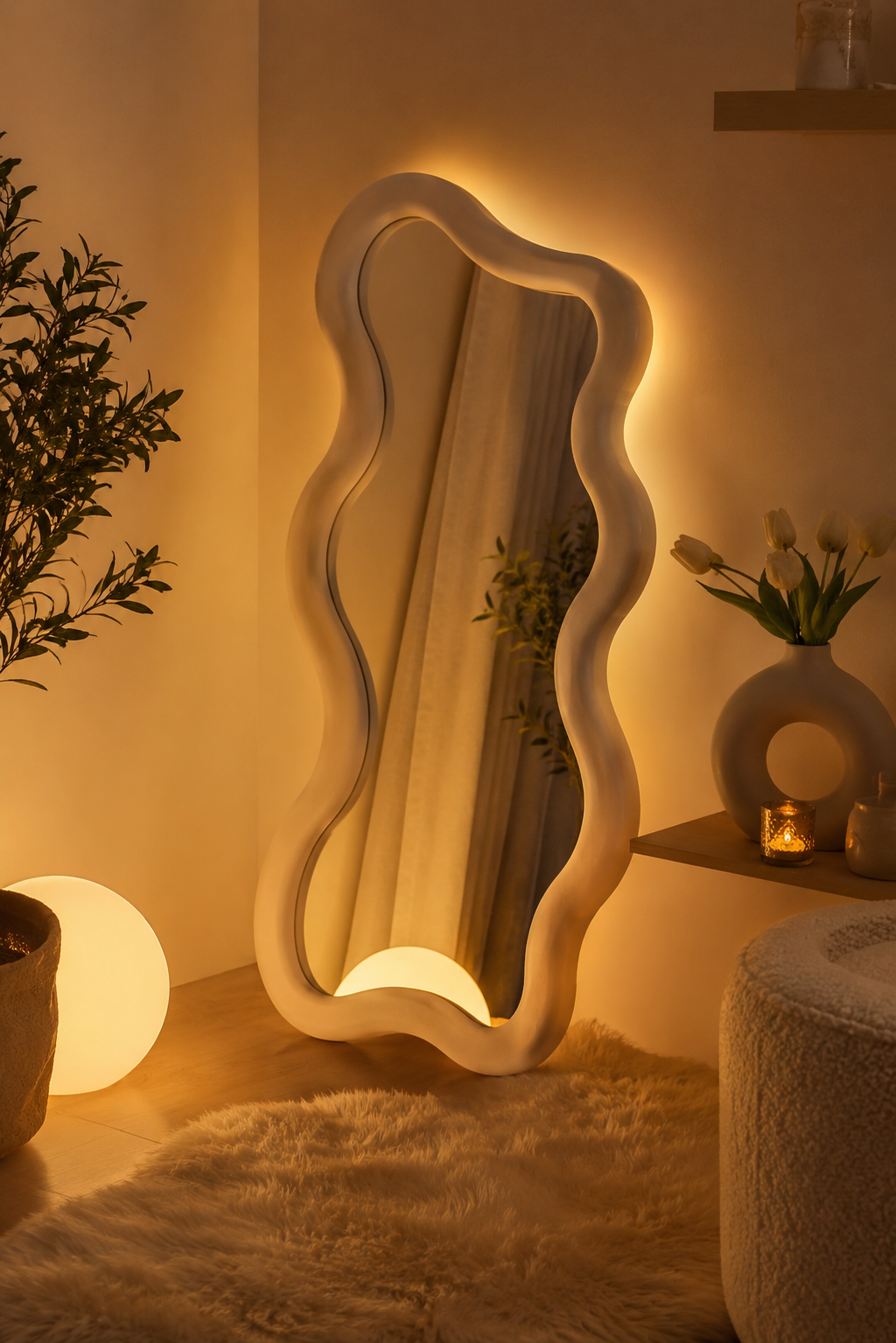 Fairy lit cozy home decor