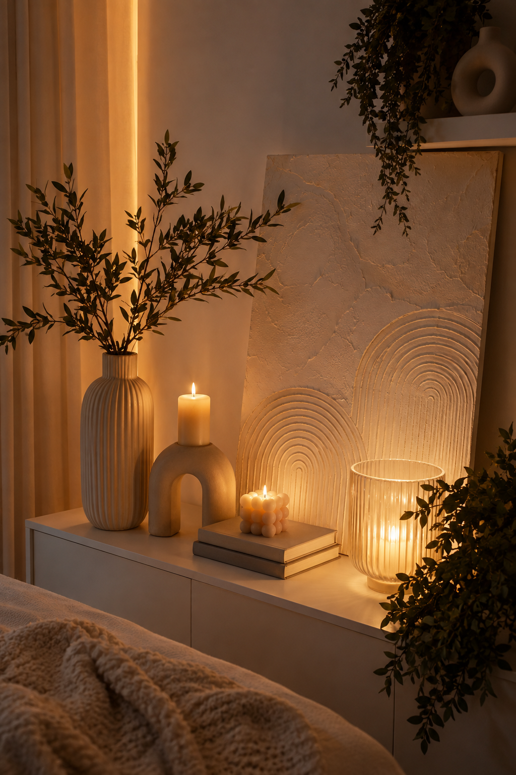 Luxurious cozy home decor